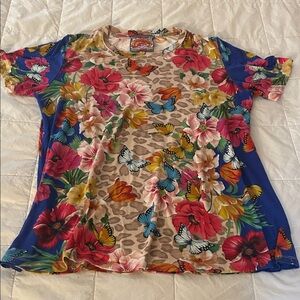 Johnny Was Butterfly Top